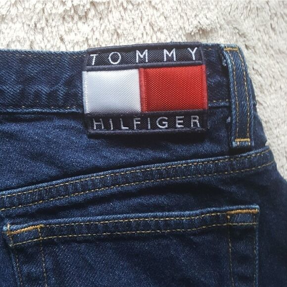 Tommy Hilfiger Vintage Jeans Bootcut Womens Size 3 Dark Wash - Picture 7 of 8